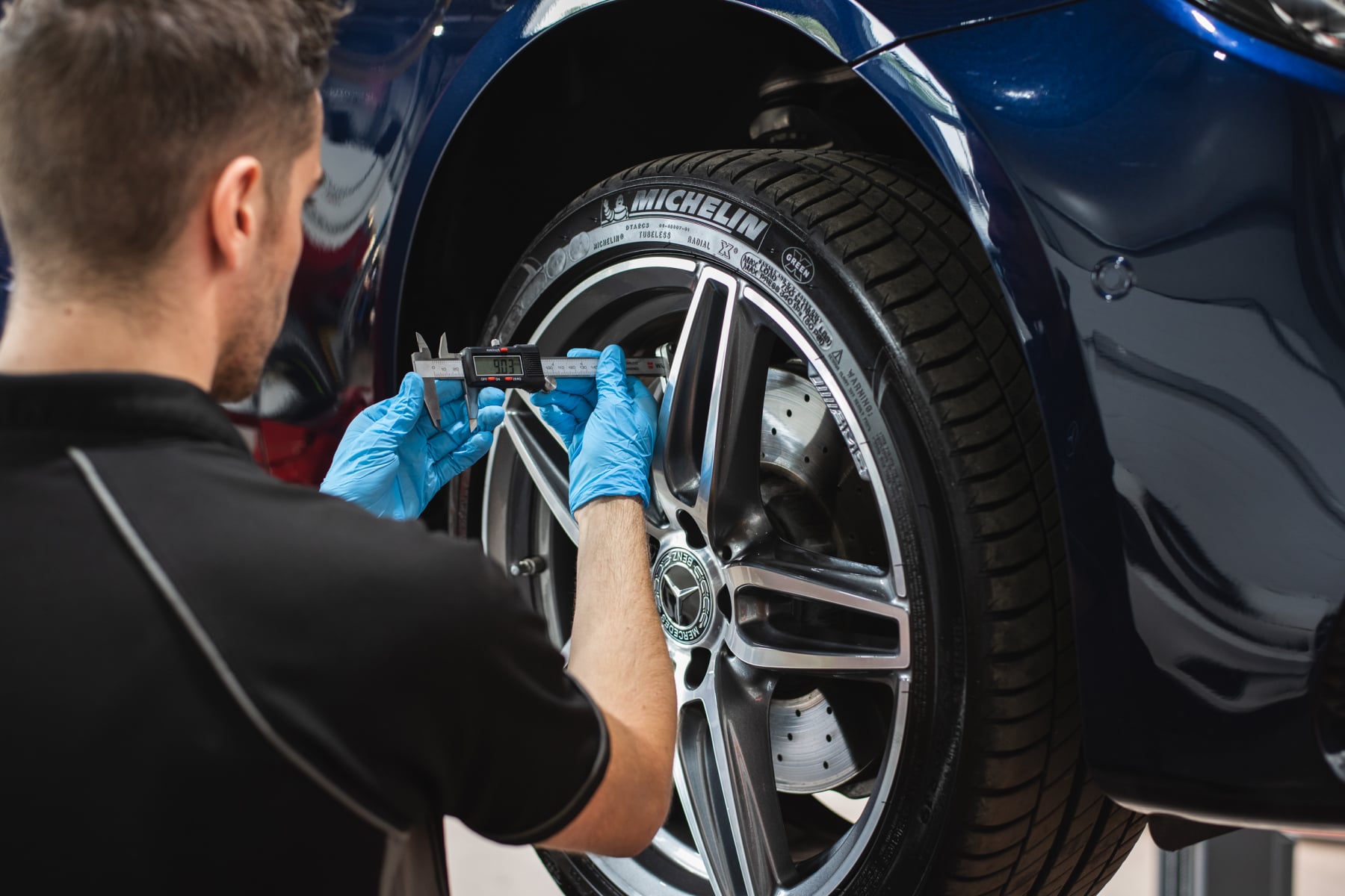 Technical specialist at work in an industrial environment